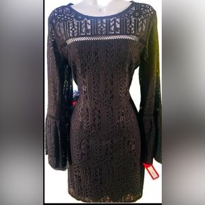S lace black dress. Xhilaration